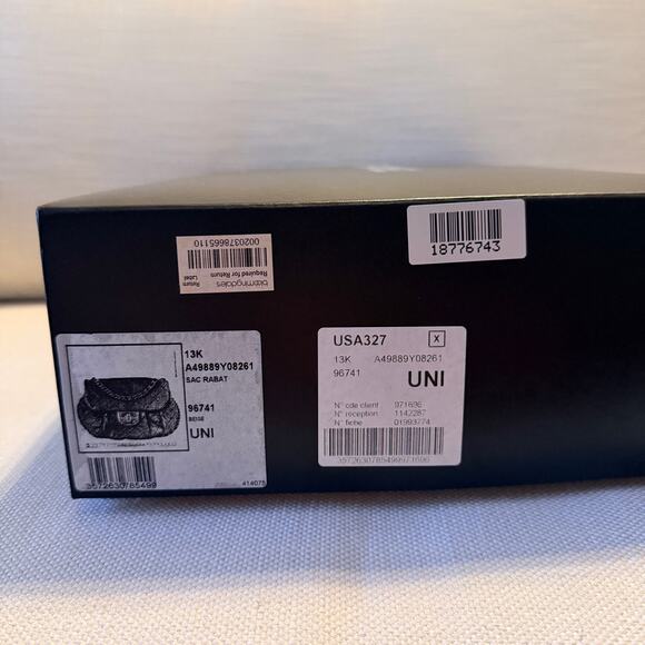 Chanel Beige Quilted Leather Flap Bag with Chain | Authentic | Full Set - Picture 8 of 15